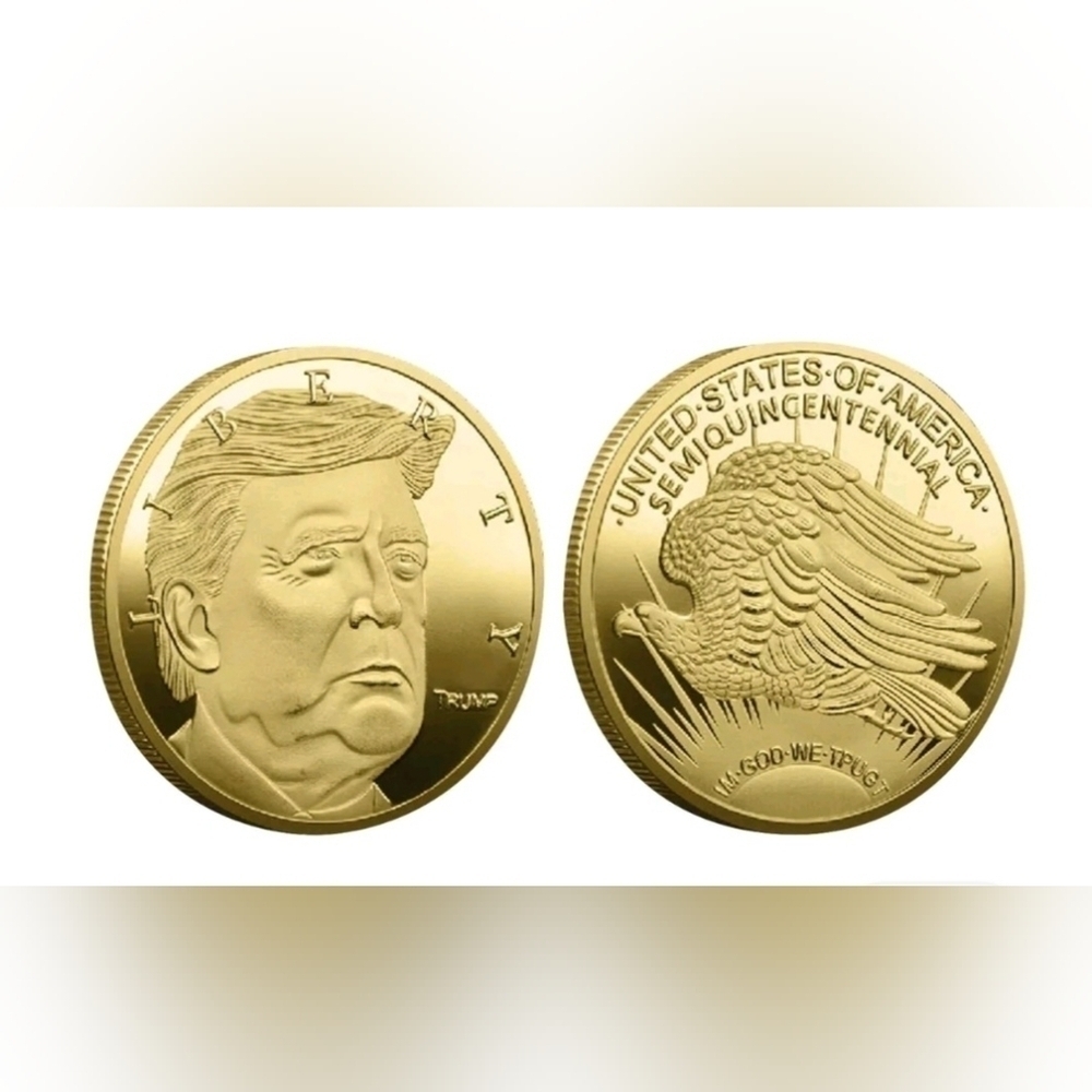 NEW President Donald J Trump collector coin Liberty Coin Semiquintennial